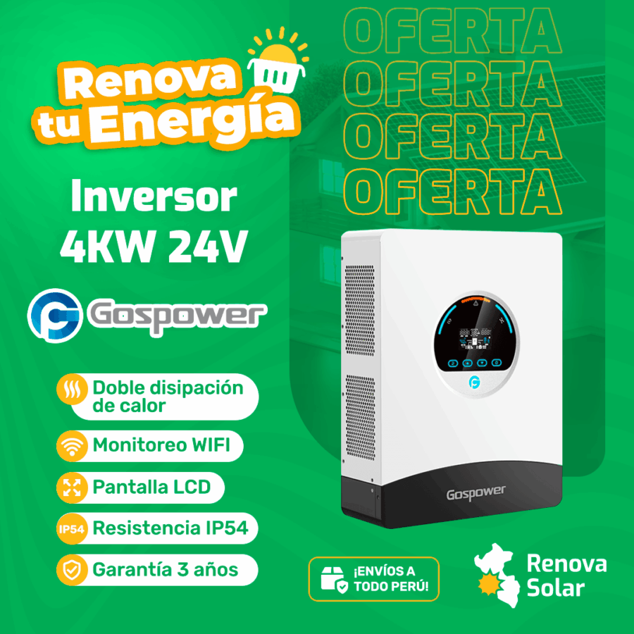 Inversor Gospower 4000W
